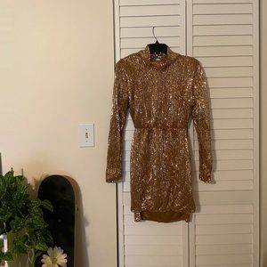 Gold L’atiste Sequin Dress